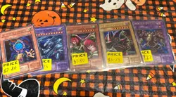 Yu-Gi-Oh! Japanese 5 Cards, Copycat, DM, Sisters, 1000 Eyes & Blue Eyes - Image 1