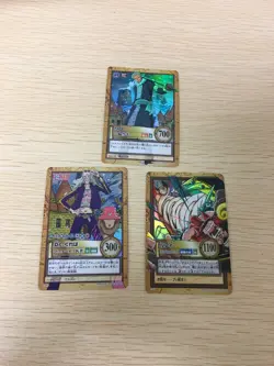 one piece carddass hyper battle HOLO 3 cards set anime zolo Luffy kureha JAPAN - Image 1