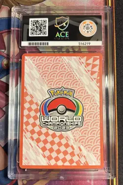Pokemon, Dragonite V, SWSH154, World Champion Card, Ace Grading 9. - Image 2