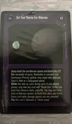 Star Wars CCG Third Anthology Complete Set SEALED PACK (6 Cards) M/NM Decipher - Image 1