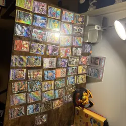 Pokemon TCG Lot Includes Old New Cards Has Over 50 Cards and has two slabs - Image 1