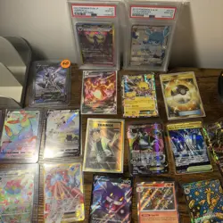 Pokemon TCG Lot Includes Old New Cards Has Over 50 Cards and has two slabs - Image 3