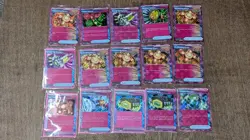 Pokemon TCG Mixed Card Lot 15 Cards Total - All Pack Fresh Near Mint or Better - Image 1