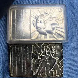 Vintage Pokemon Gold Plated Trading Card 1999 BK Burger King - Image 2