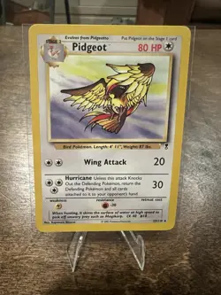 Pokemon TCG Pidgeot 33/110 Legendary Collection Non-Holo Card 2002 NM - Image 1