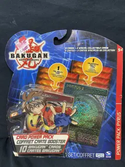 Bakugan Battle Brawlers 10 Card Power Pack PYRUS 2008 - Booster - Image 1