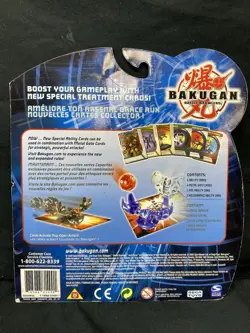 Bakugan Battle Brawlers 10 Card Power Pack PYRUS 2008 - Booster - Image 2