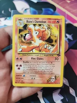 Blaine's Charmeleon 31/132 Gym Challenge Pokemon card LP - Image 1