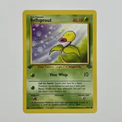 Bellsprout 49/64 Jungle 1st Edition Common Pokemon Card NM - Image 1