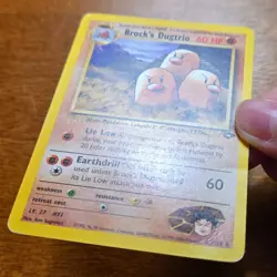 Brock's Dugtrio 22/132 - Gym Challenge Unlimited Rare 2000 - Pokemon TCG Card MP - Image 3