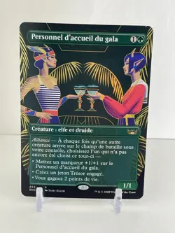 BORDERLESS FOIL Gala Greeters | French Box Topper Streets of New Capenna MTG - Image 1