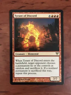 Tyrant of Discord MTG Magic the Gathering Card NM Near Mint Avacyn Restored - Image 1