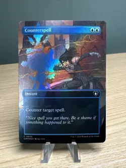 Counterspell (Borderless) Foil C Commander Masters 630 NM - Image 1