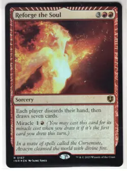 MTG Innistrad Remastered Foil Card #167 Reforge the Soul - Image 1