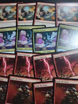 Mtg Full Pauper Deck Mono Red Madness Burn Lands and Lightning Bolt Foil Tier 1 - Image 3