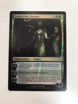 Vraska the Unseen Foil MTG Magic the Gathering Card NM Near Mint Duel Decks - Image 1