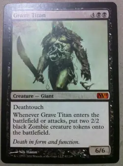 Grave Titan - Magic 2011 - M11 - Magic: The Gathering - MTG - Image 1