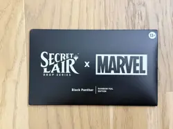 MTG Secret Lair x Marvel's Black Panther - Rainbow Foil Edition - Sealed - Image 3