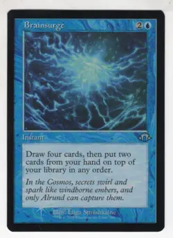 MTG Modern Horizons 3 Foil Uncommon Card Brainsurge (Retro Frame) - Image 1