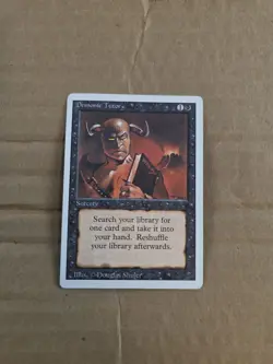 MtG Demonic Tutor 3rd Edition Revised Magic the Gathering Card CCG TCG MP - Image 1