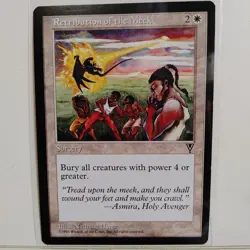 MTG -- VISIONS --- RETRIBUTION OF THE MEEK --- NM - Image 1