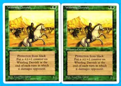 Whirling Dervish - 4th Edition 1995 MTG Green Uncommon Creature LP X 2 (A) - Image 1