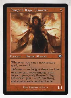 MTG Modern Horizons 3 Uncommon Card Dragon's Rage Channeler (Retro Frame) - Image 1