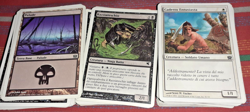 LOTTO 242 CARTE GIOCO MAGIC THE GATHERING VINTAGE WHITE CARDS GAMES BORDO BIANCO - Image 1