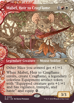 Mabel, Heir to Cragflame (Showcase) [Bloomburrow] - Image 1
