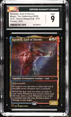 KERANOS, GOD OF STORMS Secret Lair Foil Stargazing CGC 9 MTG [Nostalgium] - Image 1