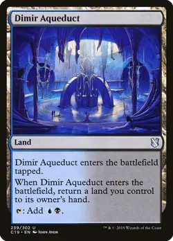Dimir Aqueduct Commander 2019 NM Land Uncommon MAGIC THE GATHERING CARD ABUGames - Image 1
