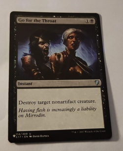 MtG Go for the Throat (Mystery Booster) Uncommon English MINT - Image 1