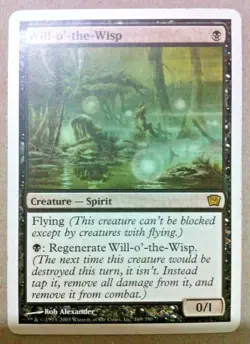 Will-o'-the-Wisp - Ninth Edition - Magic: The Gathering - MTG - Image 1