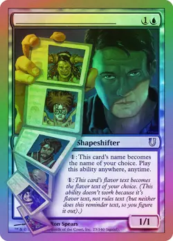 No Name FOIL Unhinged HEAVILY PLD Blue Uncommon MAGIC GATHERING CARD ABUGames - Image 1