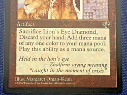 mtg 1996 mirage lion's eye diamond - Image 3