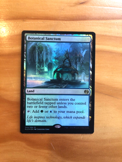Mtg Carte Magic Kaladesh Botanical Sanctum FOIL English NM - Image 1