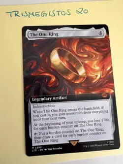 The One Ring ~ MtG ~ Borderless Showcase - Nm ~ English ~ Der Eine Ring - Image 1