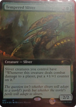 Tempered Sliver (Extended Art) [Secret Lair Drop Promos] - Image 1