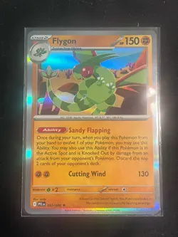 Flygon 053/094 Phantasmal Flames Holo Rare Pokemon TCG - Image 1