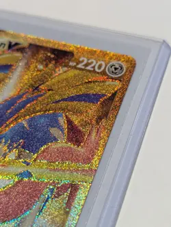 Pokemon TCG - Zacian V - Sword & Shield Base Set 211/202 Secret Rare Gold Holo - Image 4