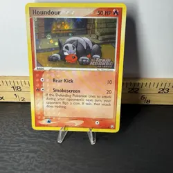 2004 Pokemon EX Team Rocket Returns Houndour Reverse Holo #59/109 - Image 1
