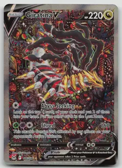 Pokemon TCG Giratina V 186/196 - Lost Origin - Alt Full Art NM - Image 1