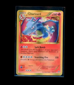 Charizard 136/135 Pokemon Plasma Storm Shiny Secret Rare Holo MP - Image 1