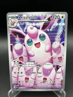 Pokemon TCG Wigglytuff 105/94 Phantasmal Flames Illustration Rare - Image 1
