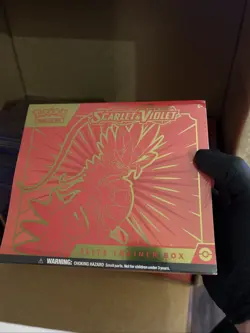 Pokemon TGC Scarlet and Violet Elite Trainer Box ETB Koraidon NEW FACTORY SEALED - Image 2