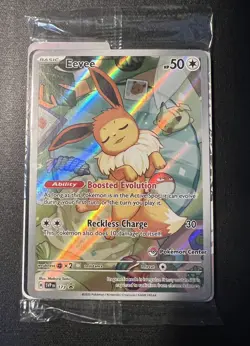 Pokemon Center Exclusive Eevee #173 Stamped Promo Prismatic Evolutions SEALED ✨✨ - Image 1