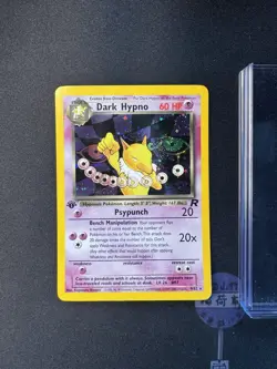 2000 Pokemon Team Rocket 1st Edition HOLO Dark Hypno 9/82 🔥PSA Grade🔥 NM++💎 - Image 1