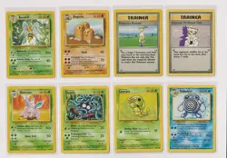 Pokemon Base Set Collection Beedrill Rare Dugtrio Impostor Professor Oak English - Image 1