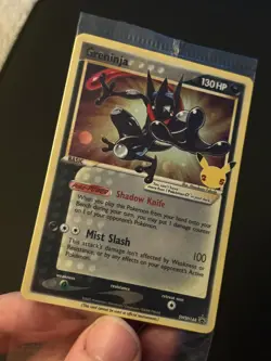 Greninja Gold Star SWSH144 Celebrations Stamp English Sealed Pokemon TCG NM - A - Image 2