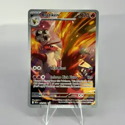 Pokemon TCG Pokemon Blaziken Illustration rare #192 NM Pack Fresh - Image 1